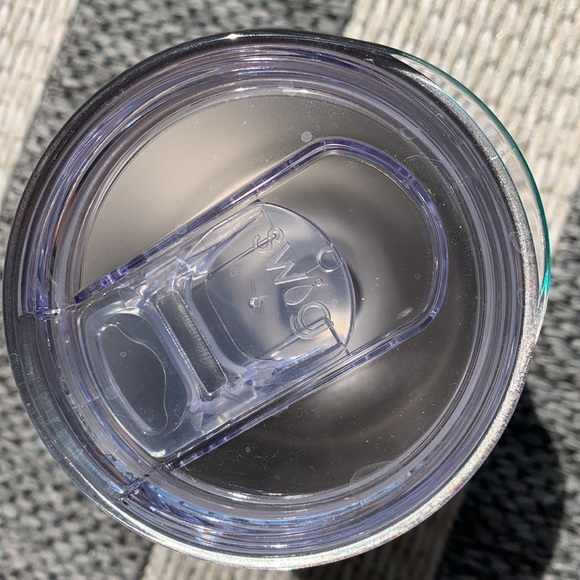 New SWIG Wine insulated CUP W LID IN TURQUOISE. - Picture 3 of 4